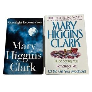 Mary Higgins Clark Fiction Books/Novels Lot/2 Suspense/Thriller/Mystery 4 Books